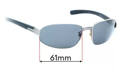 Sunglass Fix Lentes de Repuesto para Bolle Mingo 10706 - 64mm Wide Bolle Mingo 10706 Lentes de Repuesto 64mm wide