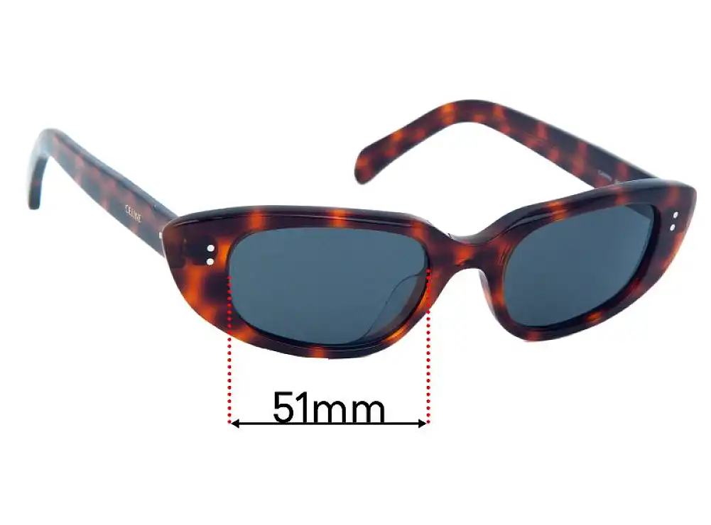 Sunglass Fix Lentes de Repuesto para Celine CL 40095U - 51mm Wide Sunglass Fix Lentes de Repuesto para Celine CL 40095U - 51mm Wide