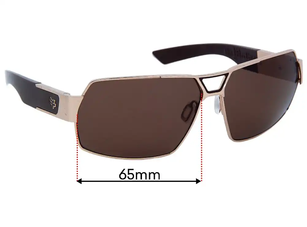 Sunglass Fix Lentes de Repuesto para Fox Racing The Meeting - 65mm Wide Sunglass Fix Lentes de Repuesto para Fox Racing The Meeting - 65mm Wide