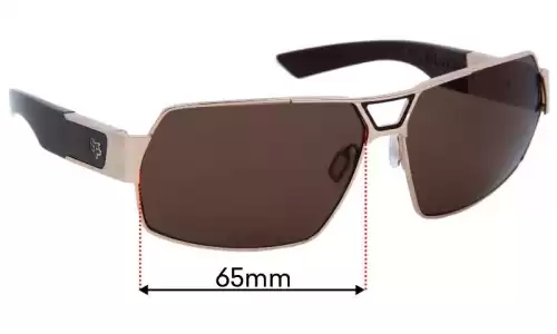 Sunglass Fix Lentes de Repuesto para Fox Racing The Meeting - 65mm Wide Fox Racing The Meeting Lentes de Repuesto 65mm wide