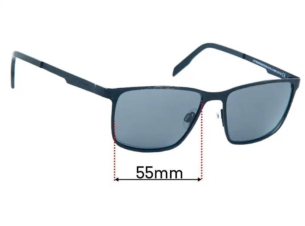Sunglass Fix Lentes de Repuesto para Maui Jim MJ532 Cut Mountain - 55mm Wide Sunglass Fix Lentes de Repuesto para Maui Jim MJ532 Cut Mountain - 55mm Wide