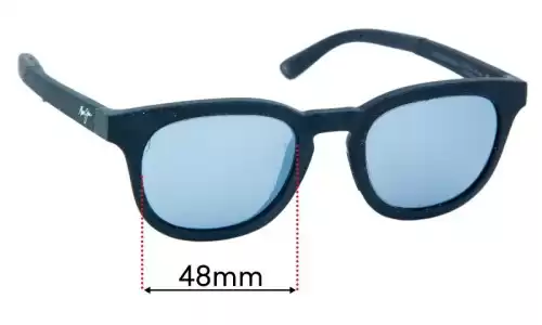 Sunglass Fix Lentes de Repuesto para Maui Jim MJ737 Koko Head - 48mm Wide Maui Jim MJ737 Koko Head Lentes de Repuesto 48mm wide