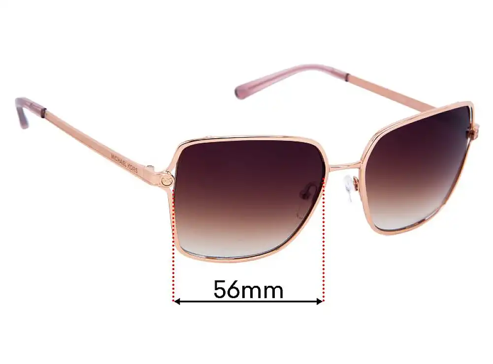 Sunglass Fix Lentes de Repuesto para Michael Kors MK1087 Cancun - 56mm Wide Sunglass Fix Lentes de Repuesto para Michael Kors MK1087 Cancun - 56mm Wide