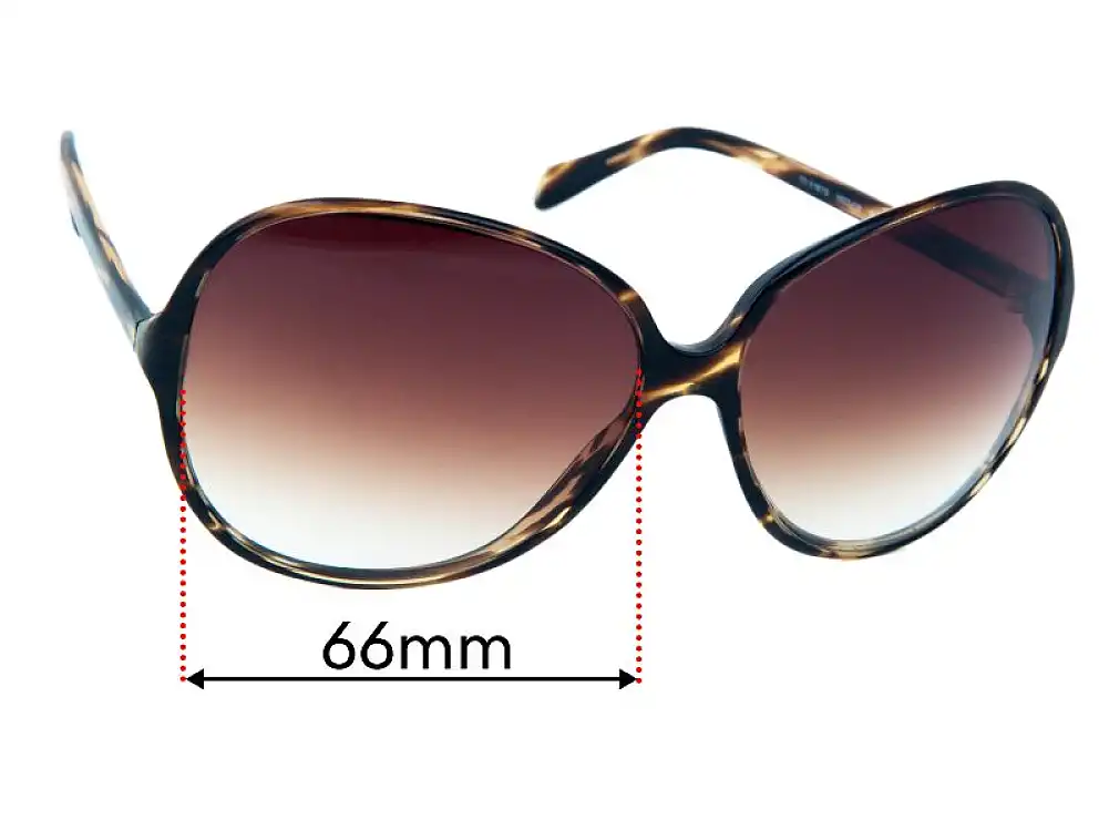 Sunglass Fix Lentes de Repuesto para Oliver Peoples Donyale OV5167S - 66mm Wide Sunglass Fix Lentes de Repuesto para Oliver Peoples Donyale OV5167S - 66mm Wide
