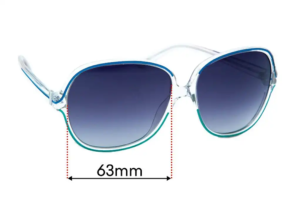 Sunglass Fix Lentes de Repuesto para Oliver Peoples Sabina - 63mm Wide Sunglass Fix Lentes de Repuesto para Oliver Peoples Sabina - 63mm Wide