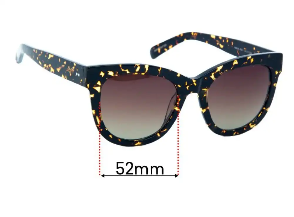 Sunglass Fix Lentes de Repuesto para Oscar Wylee Anela - 52mm Wide Sunglass Fix Lentes de Repuesto para Oscar Wylee Anela - 52mm Wide