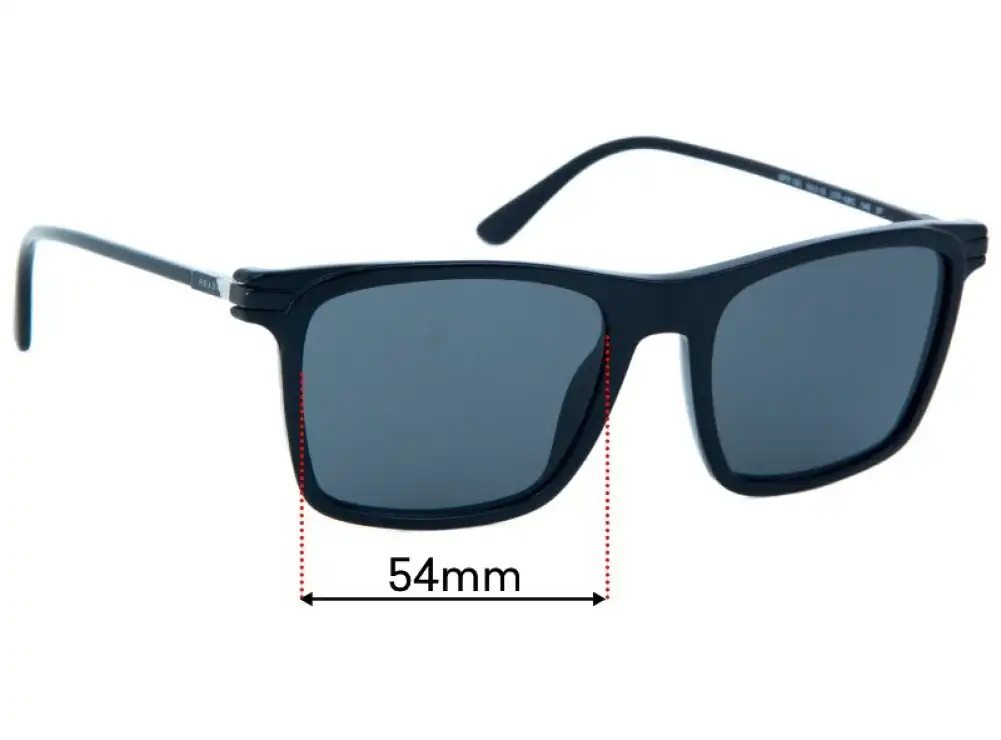 Sunglass Fix Lentes de Repuesto para Prada SPR 19X - 54mm Wide Sunglass Fix Lentes de Repuesto para Prada SPR 19X - 54mm Wide