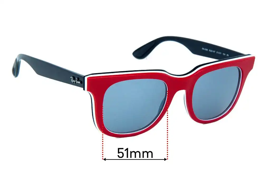Sunglass Fix Lentes de Repuesto para Ray Ban RB4368 - 51mm Wide Sunglass Fix Lentes de Repuesto para Ray Ban RB4368 - 51mm Wide
