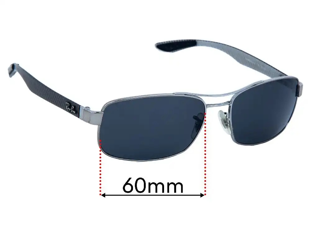 Sunglass Fix Lentes de Repuesto para Ray Ban RAM5962AA - 60mm Wide Sunglass Fix Lentes de Repuesto para Ray Ban RAM5962AA - 60mm Wide