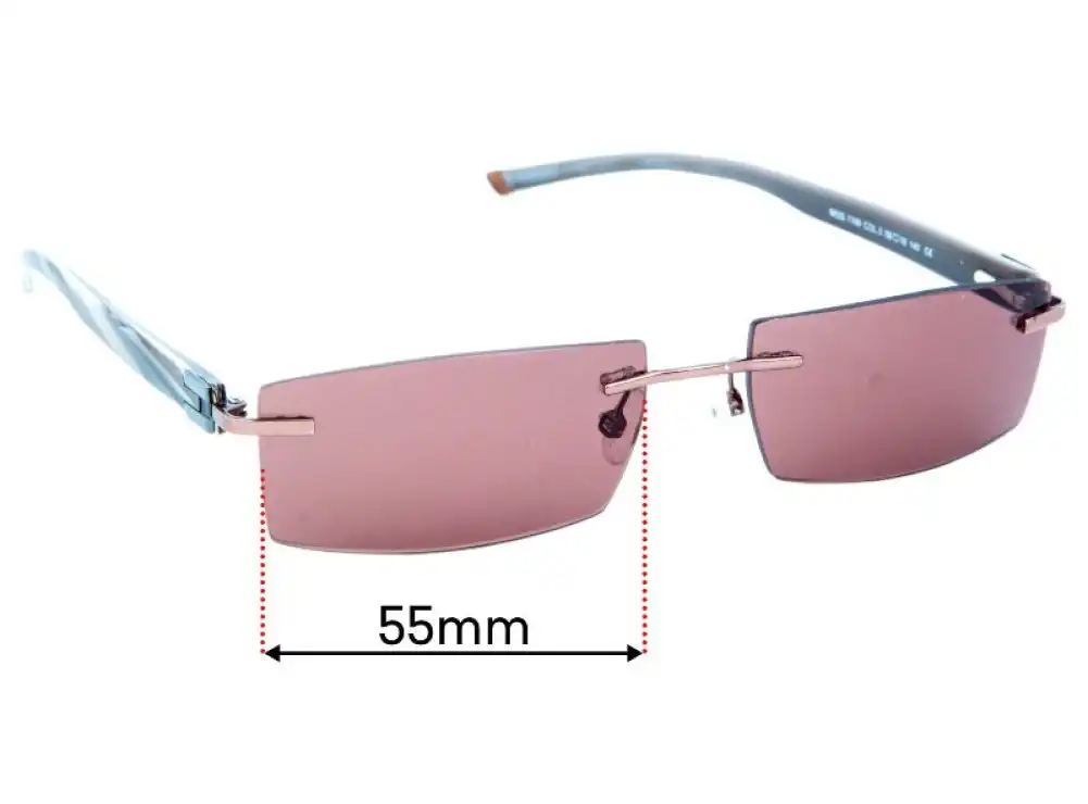 Sunglass Fix Lentes de Repuesto para Schottinger MOD.1199 - 55mm Wide Sunglass Fix Lentes de Repuesto para Schottinger MOD.1199 - 55mm Wide