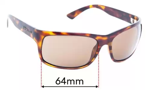Sunglass Fix Lentes de Repuesto para Serengeti Pistoia - 64mm Wide Serengeti Pistoia Lentes de Repuesto 64mm wide