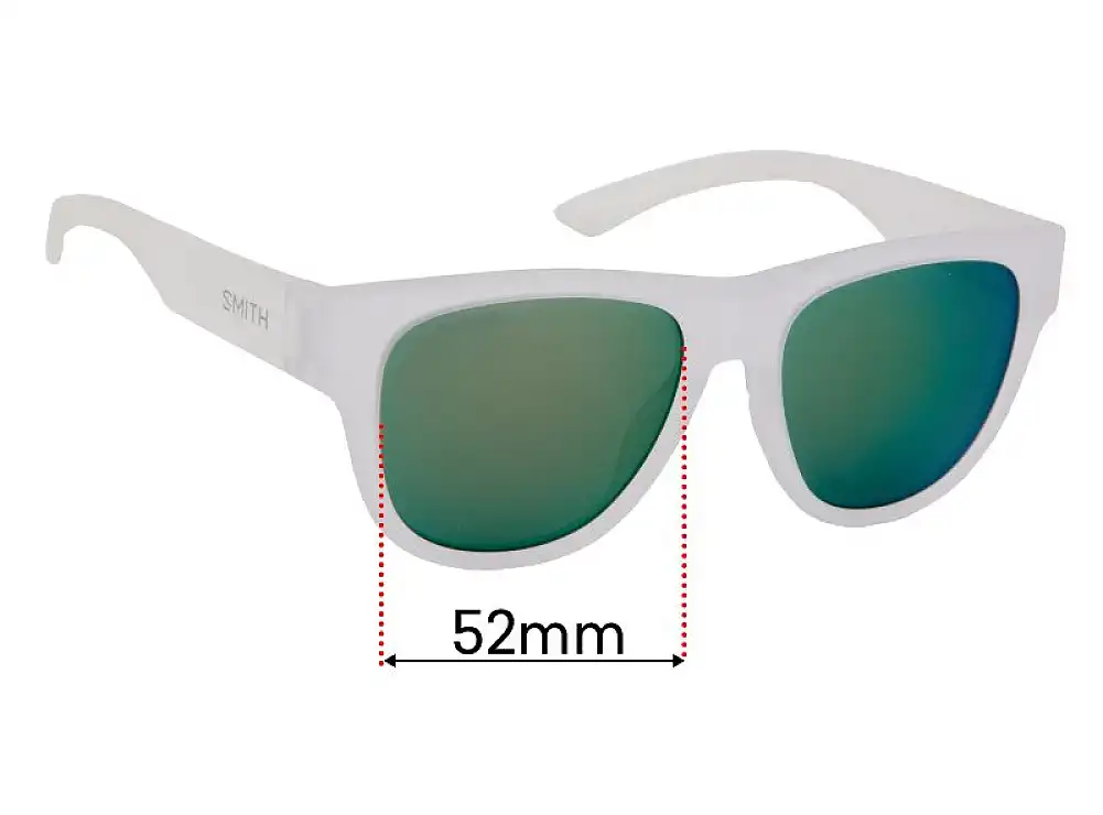 Sunglass Fix Lentes de Repuesto para Smith Rounder - 52mm Wide Sunglass Fix Lentes de Repuesto para Smith Rounder - 52mm Wide