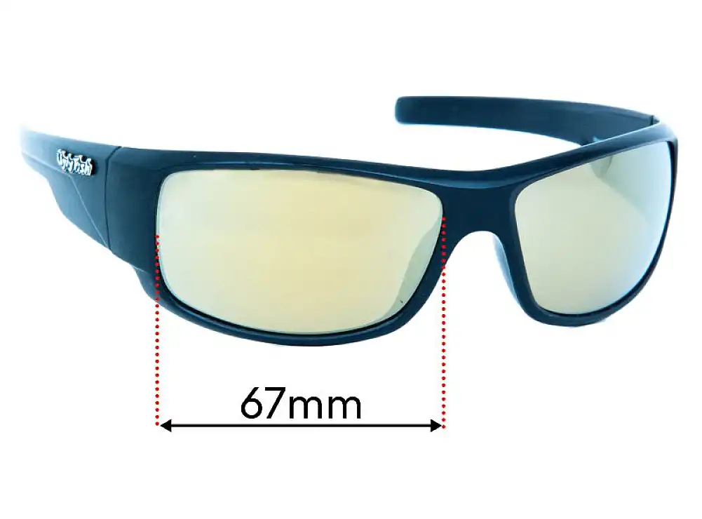 Sunglass Fix Lentes de Repuesto para Ugly Fish Krypton - 67mm Wide Sunglass Fix Lentes de Repuesto para Ugly Fish Krypton - 67mm Wide