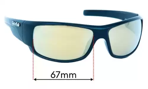 Sunglass Fix Lentes de Repuesto para Ugly Fish Krypton - 67mm Wide Ugly Fish Krypton Lentes de Repuesto 67mm wide