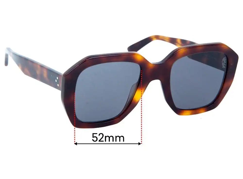 Sunglass Fix Lentes de Repuesto para Celine CL 40045I - 52mm Wide Sunglass Fix Lentes de Repuesto para Celine CL 40045I - 52mm Wide