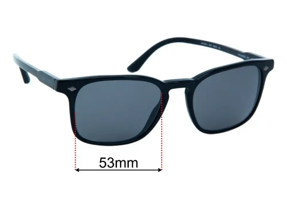 Sunglass Fix Lentes de Repuesto para Giorgio Armani AR 8103V - 53mm Wide Sunglass Fix Lentes de Repuesto para Giorgio Armani AR 8103V - 53mm Wide