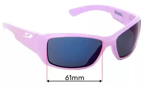 Sunglass Fix Lentes de Repuesto para Julbo Whoops - 61mm Wide Julbo Whoops Lentes de Repuesto 61mm wide