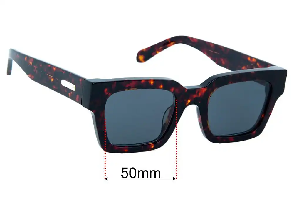 Sunglass Fix Lentes de Repuesto para Nuqe Jones - 50mm Wide Sunglass Fix Lentes de Repuesto para Nuqe Jones - 50mm Wide