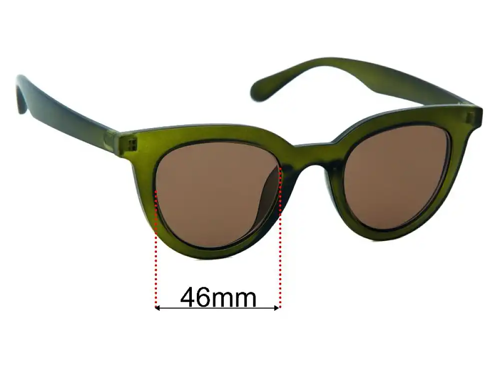 Sunglass Fix Lentes de Repuesto para Roc Sun Seeker - 46mm Wide Sunglass Fix Lentes de Repuesto para Roc Sun Seeker - 46mm Wide