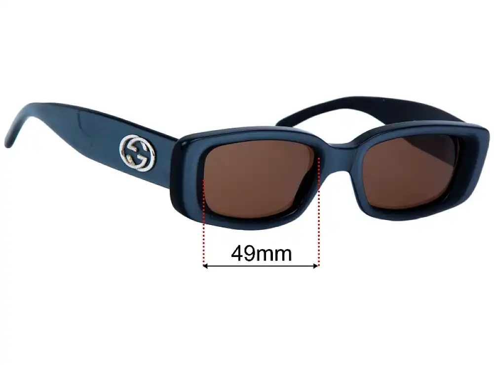 Gucci GG2409/S Replacement Lenses - 49mm Gucci GG2409/S Replacement Lenses - 49mm