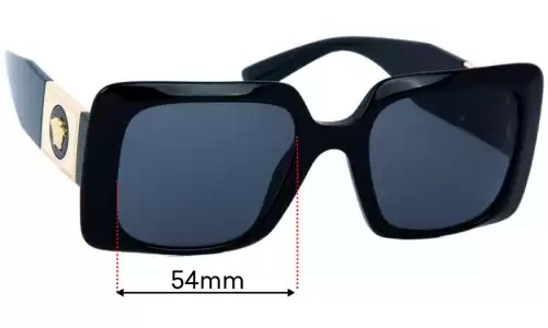 Sunglass Fix Lentes de Repuesto para Versace MOD 4405 - 54mm Wide Versace MOD 4405 Lentes de Repuesto 54mm wide