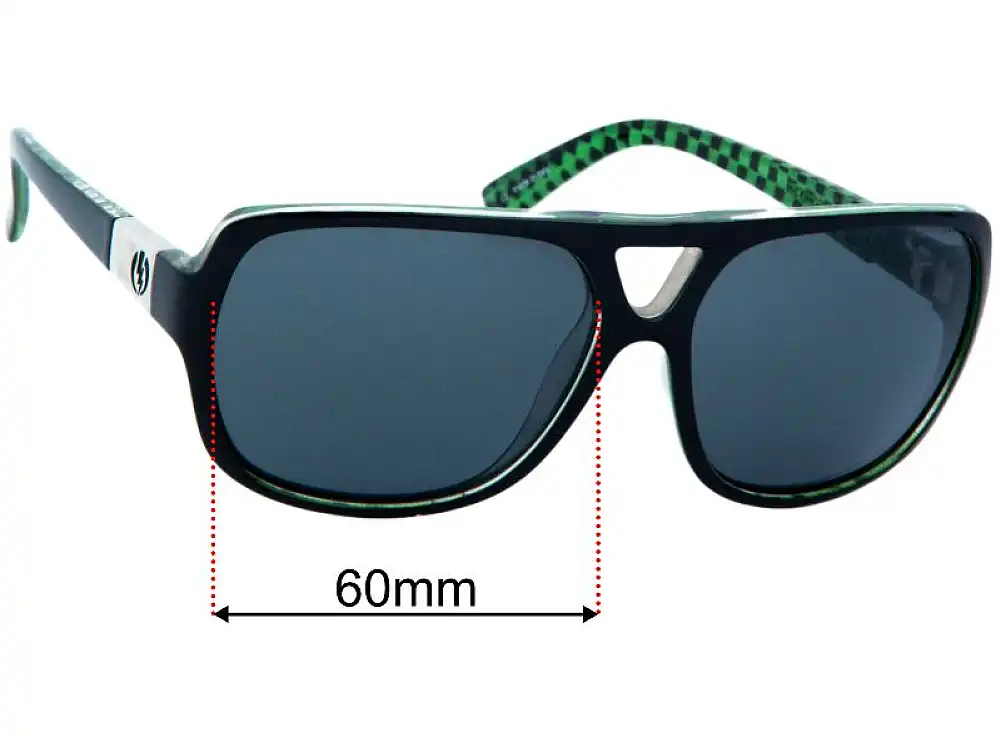 Sunglass Fix Lentes de Repuesto para Electric Bickle - 60mm Wide Sunglass Fix Lentes de Repuesto para Electric Bickle - 60mm Wide
