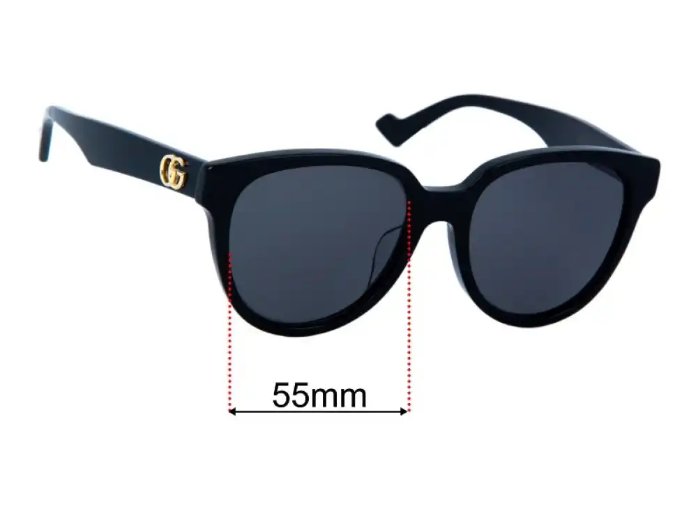 Replacement Lenses for Gucci GG0960SA - 55mm Wide Replacement Lenses for Gucci GG0960SA - 55mm Wide