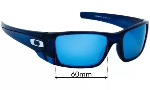 Sunglass Fix Lentes de Repuesto para Oakley Fuel Cell OO9096 - 60mm Wide Oakley Fuel Cell OO9096 Lentes de Repuesto 60mm wide