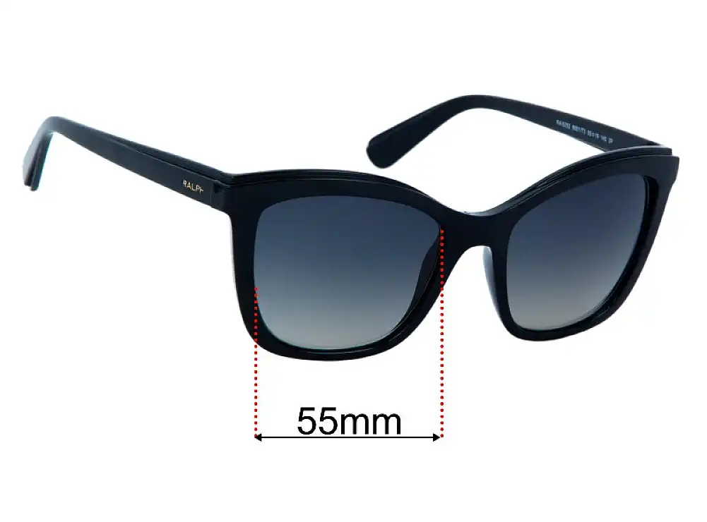Sunglass Fix Lentes de Repuesto para Polo RA 5252 - 55mm Wide Sunglass Fix Lentes de Repuesto para Polo RA 5252 - 55mm Wide