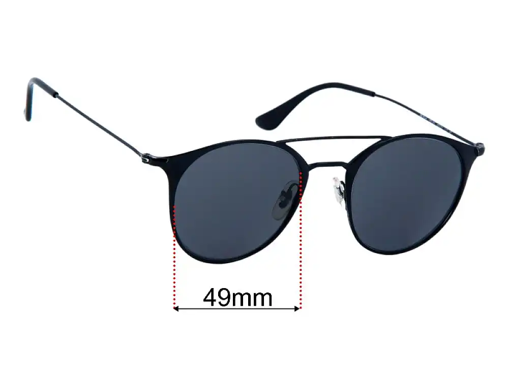 Sunglass Fix Lentes de Repuesto para Ray-Ban RB3546 - 49mm Wide Sunglass Fix Lentes de Repuesto para Ray-Ban RB3546 - 49mm Wide