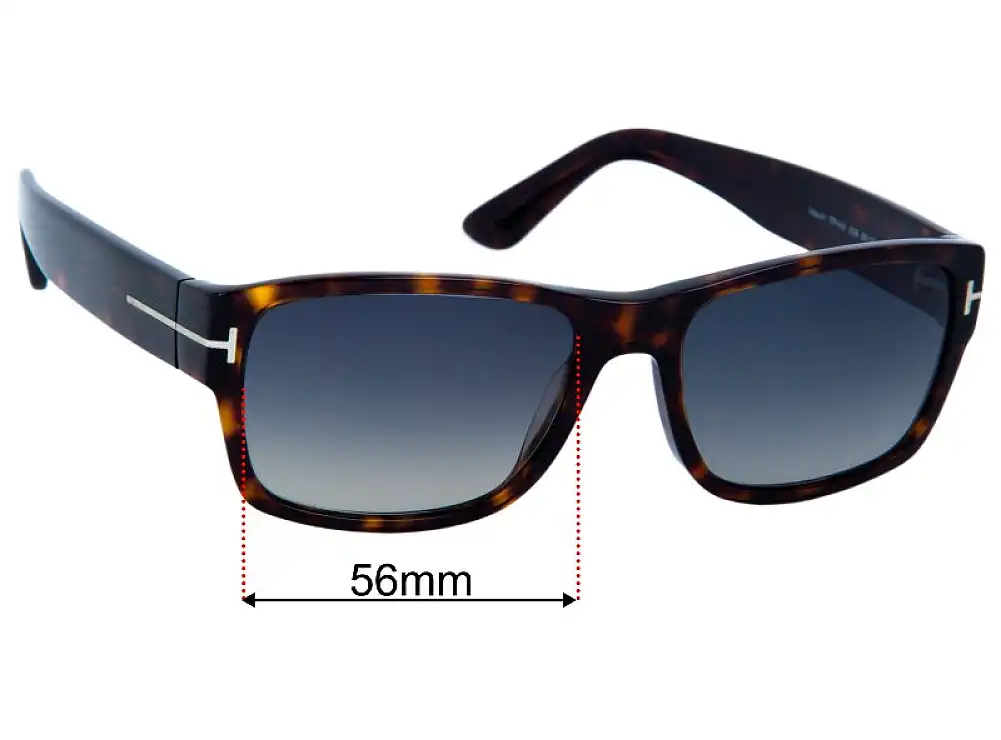 Sunglass Fix Lentes de Repuesto para Tom Ford Mason TF445 - 56mm Wide Sunglass Fix Lentes de Repuesto para Tom Ford Mason TF445 - 56mm Wide