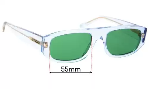 Sunglass Fix Lentes de Repuesto para Arnette Gullwing AN4292 - 55mm Wide Arnette Gullwing AN4292 Lentes de Repuesto 55mm wide