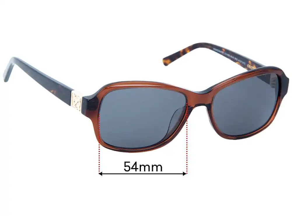 Replacement Lenses for Oroton Ainsley - 54mm Wide Replacement Lenses for Oroton Ainsley - 54mm Wide