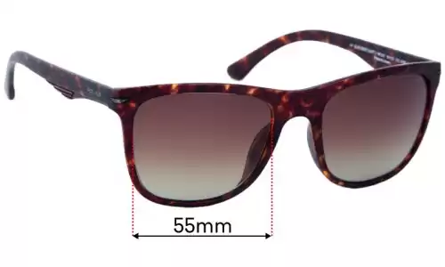 Sunglass Fix Replacement Lenses for Police Blackbrid Light 2 SPL357 - 55mm Wide Sunglass Fix Replacement Lenses Police Blackbrid Light 2 SPL357 - 55mm Wide