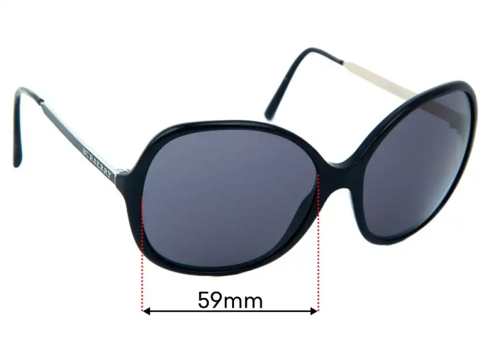 Sunglass Fix Lentes de Repuesto para Burberry B 4126 - 59mm Wide Sunglass Fix Lentes de Repuesto para Burberry B 4126 - 59mm Wide