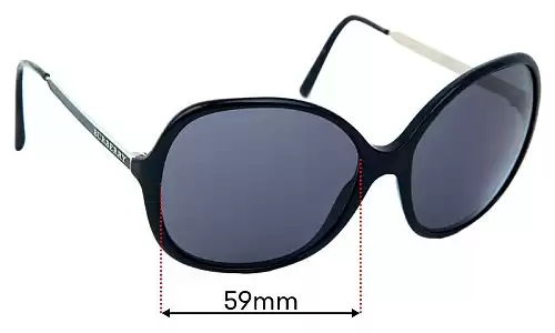 Sunglass Fix Lentes de Repuesto para Burberry B 4126 - 59mm Wide Burberry B 4126 Lentes de Repuesto 59mm wide