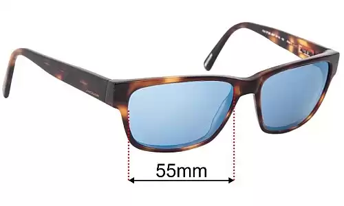 Replacement Lenses for Jaguar Mod 37150 - 55mm Wide Sunglass Fix Replacement Lenses for Jaguar Mod 37150 - 55mm Wide