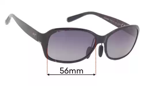 Sunglass Fix Lentes de Repuesto para Maui Jim MJ433N Koki Beach Alternate Fit - 56mm Wide Maui Jim MJ433N Koki Beach Alternate Fit Lentes de Repuesto 56mm wide