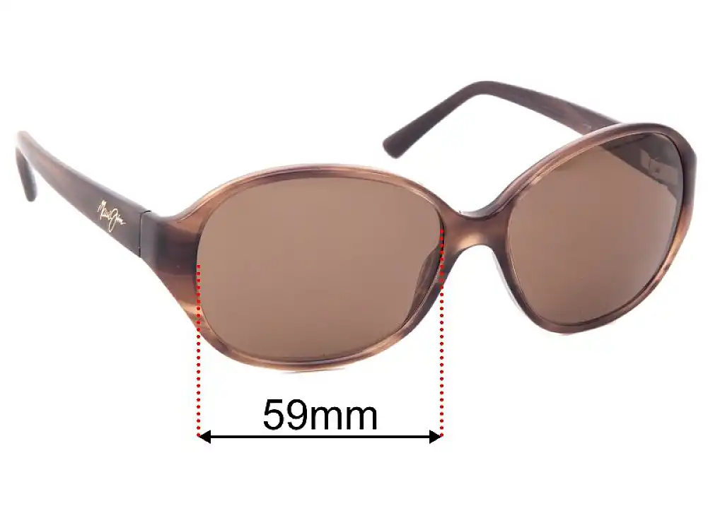 Maui Jim MJ221Replacement Lenses - 59mm Maui Jim MJ221Replacement Lenses - 59mm