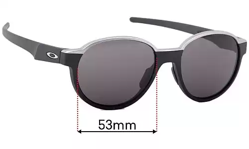 Sunglass Fix Lentes de Repuesto para Oakley Coinflip OO4144 - 53mm Wide Oakley Coinflip OO4144 Lentes de Repuesto 53mm wide