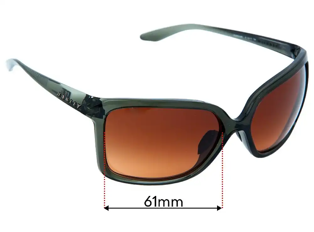 Sunglass Fix Lentes de Repuesto para Oakley Wildrye OO9230 - 61mm Wide Sunglass Fix Lentes de Repuesto para Oakley Wildrye OO9230 - 61mm Wide