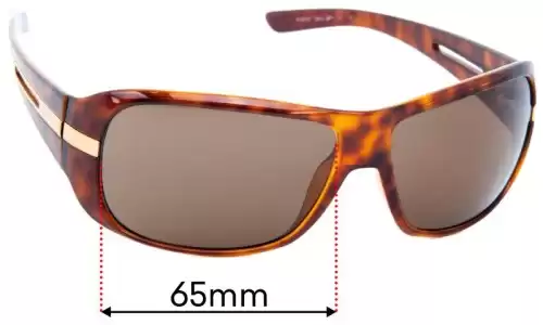 Prada SPR15H Replacement Lenses - 65mm Prada SPR15H Replacement Sunglass Lenses - 65mm Wide