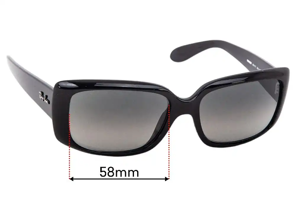 Sunglass Fix Lentes de Repuesto para Ray-Ban RB4389 - 58mm Wide Sunglass Fix Lentes de Repuesto para Ray-Ban RB4389 - 58mm Wide
