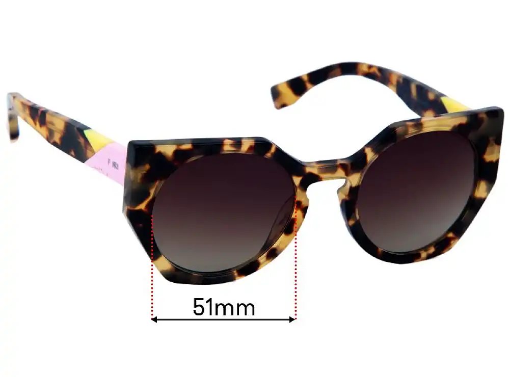 Fendi FF 0151/S Replacement Lenses - 51mm Fendi FF 0151/S Replacement Lenses - 51mm