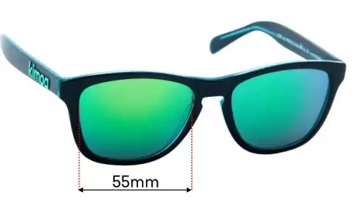 Kimoa Sea Storm Replacement Lenses - 55mm Kimoa Sea Storm Replacement Sunglass Lenses - 55mm