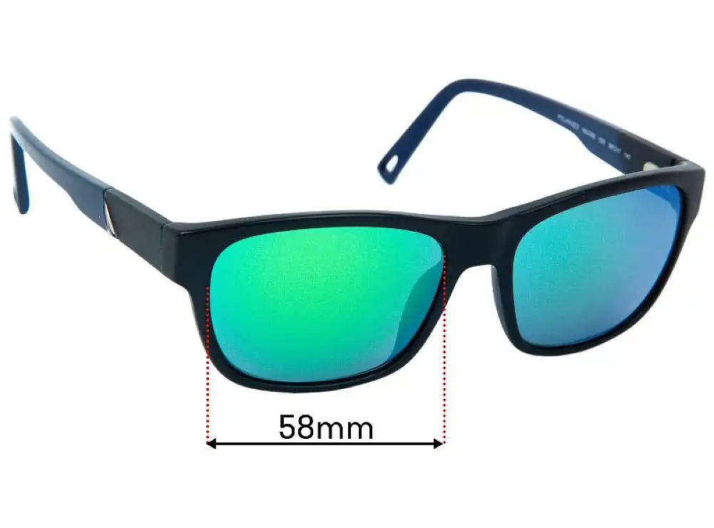 Sunglass Fix Replacement Lenses Nautica N6208S - 58mm Wide Sunglass Fix Replacement Lenses Nautica N6208S - 58mm Wide