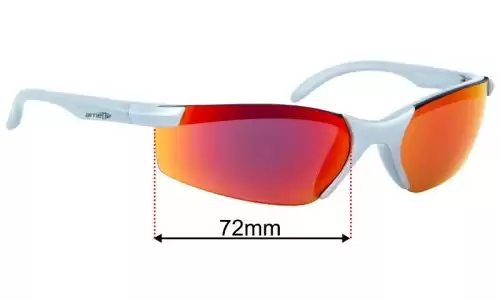 Sunglass Fix Lentes de Repuesto para Arnette Point AN4026 - 72mm Wide Arnette Point AN4026 Lentes de Repuesto 72mm wide