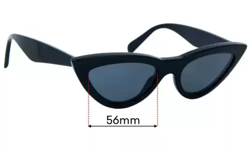 Celine CL 4019IN Replacement Lenses - 56mm Celine CL 4019IN Replacement Sunglass Lenses - 56mm
