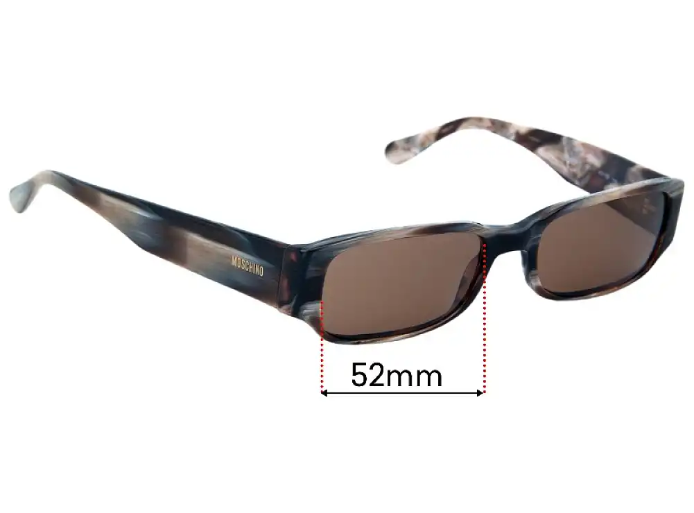 Sunglass Fix Replacement Lenses for Moschino M3650-S - 52mm Wide Sunglass Fix Replacement Lenses for Moschino M3650-S - 52mm Wide