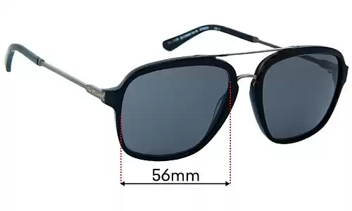 Sunglass Fix Lentes de Repuesto para Quiksilver Outsider Sun Rx - 56mm Wide Quiksilver Outsider Sun Rx Lentes de Repuesto 56mm wide